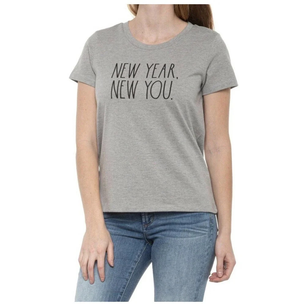 Rae Dunn "New Year New You" Tee Size Large‎ NWT